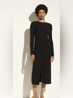Vince NWOT$295 Long Sleeve Drape Dress